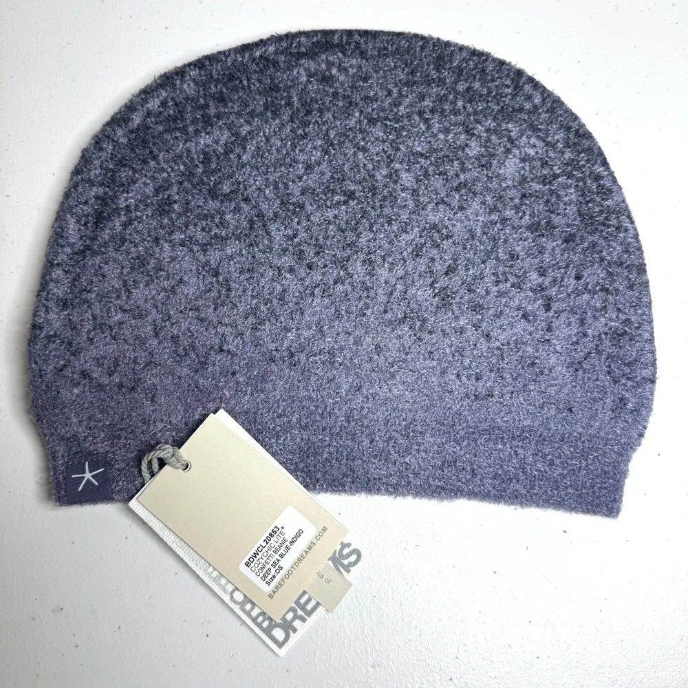 Barefoot Dreams CozyChic Lite Confetti Beanie Deep Sea Blue/Indigo OS